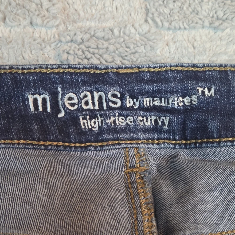 M Jeans By Maurices Women's Curvy High Rise Curvy Boot Blue Jeans Size 8 - Picture 9 of 12
